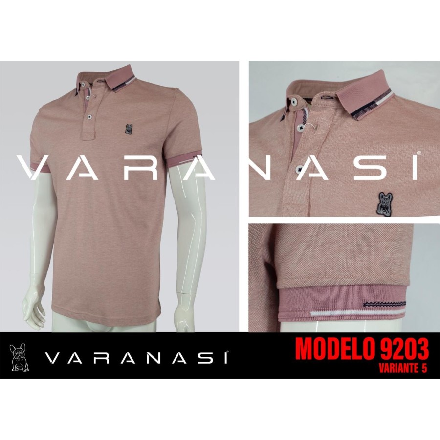 PLAYERA TIPO POLO CABALLERO VARANASI PLAYERA TIPO POLO CABALLERO VARANASI