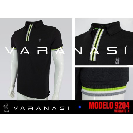 PLAYERA TIPO POLO CABALLERO VARANASI