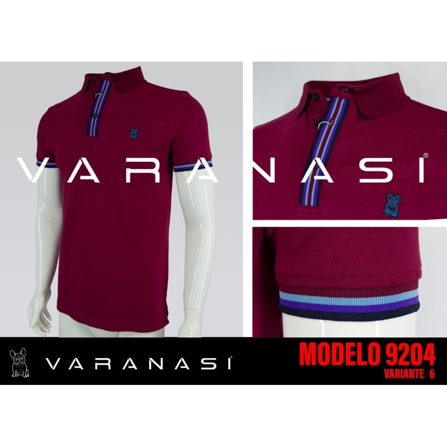 PLAYERA TIPO POLO CABALLERO VARANASI PLAYERA TIPO POLO CABALLERO VARANASI