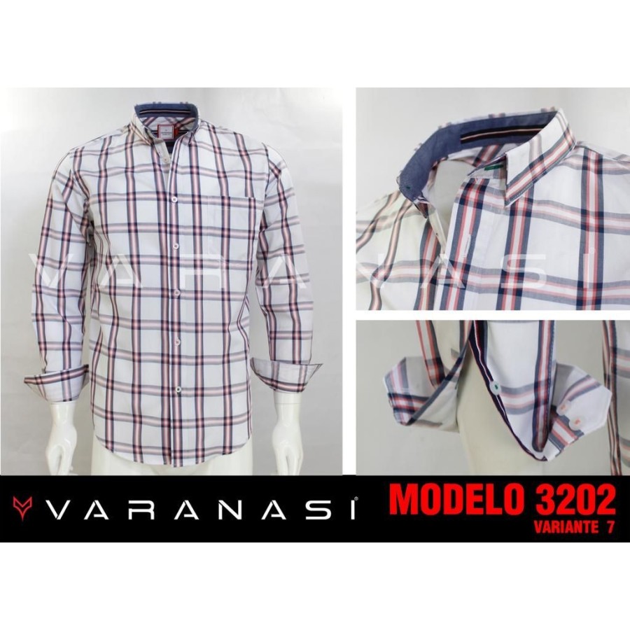 CAMISA CABALLERO MANGA LARGA VARANASI