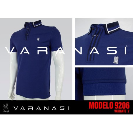 PLAYERA TIPO POLO CABALLERO VARANASI