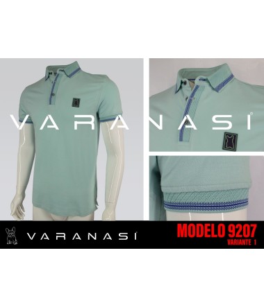 PLAYERA TIPO POLO CABALLERO VARANASI