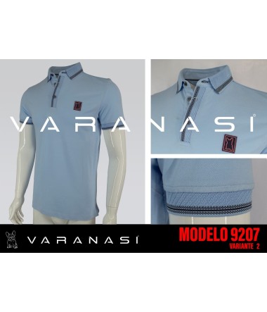 PLAYERA TIPO POLO CABALLERO VARANASI