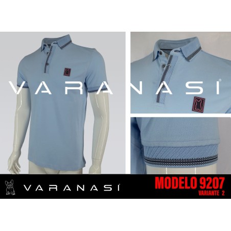 PLAYERA TIPO POLO CABALLERO VARANASI
