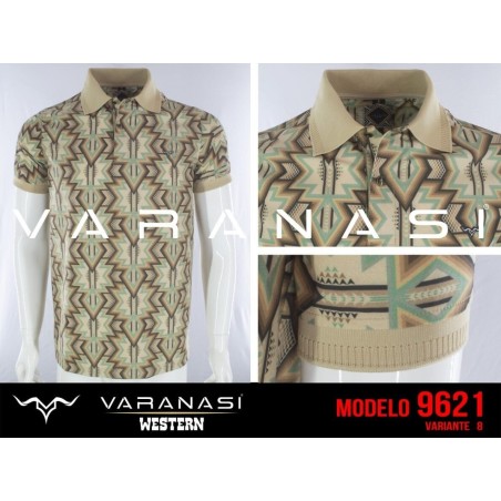 PLAYERA WESTERN TIPO POLO CABALLERO