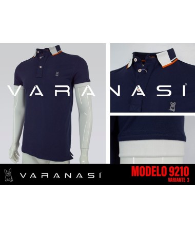 PLAYERA TIPO POLO CABALLERO VARANASI