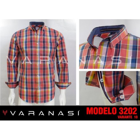 CAMISA CABALLERO MANGA LARGA VARANASI