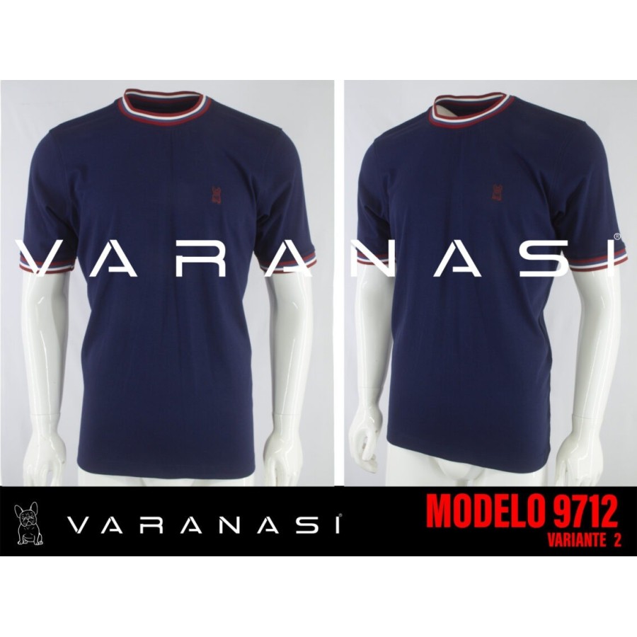 PLAYERA BASICA CABALLERO VARANASI CUELLO TEJIDO