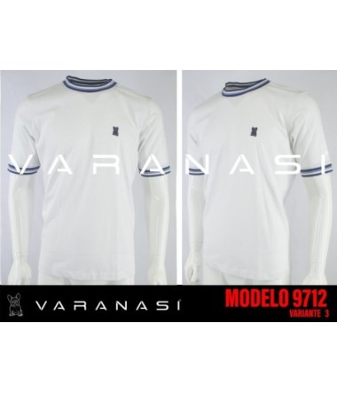 PLAYERA BASICA CABALLERO VARANASI CUELLO TEJIDO