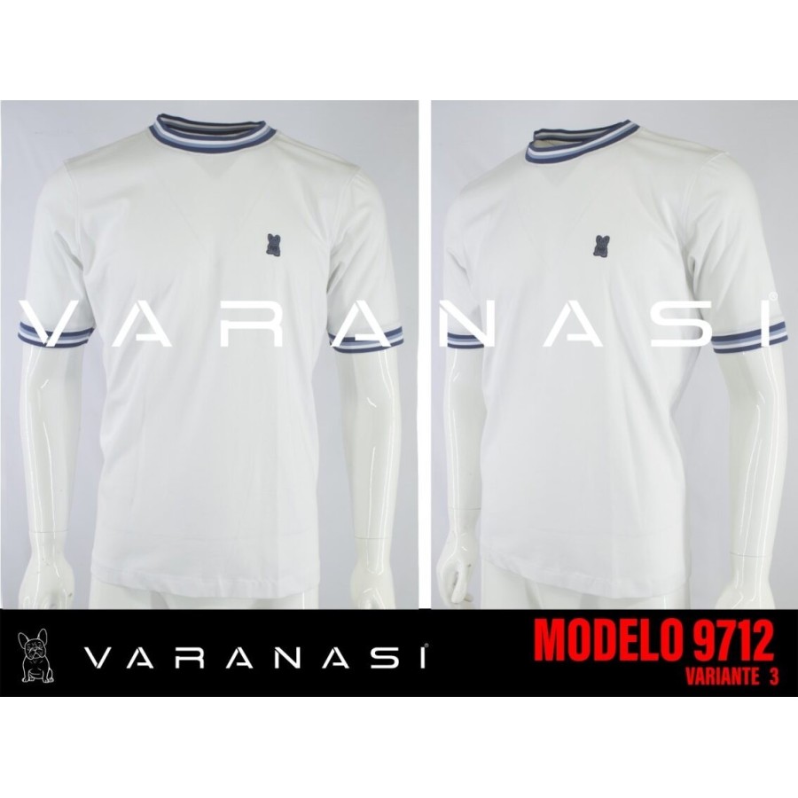 PLAYERA BASICA CABALLERO VARANASI CUELLO TEJIDO