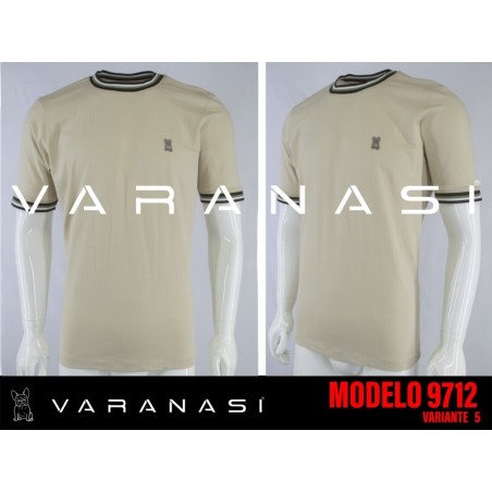 PLAYERA BASICA CABALLERO VARANASI CUELLO TEJIDO