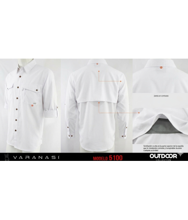 CAMISA CABALLERO MANGA LARGA VARANASI