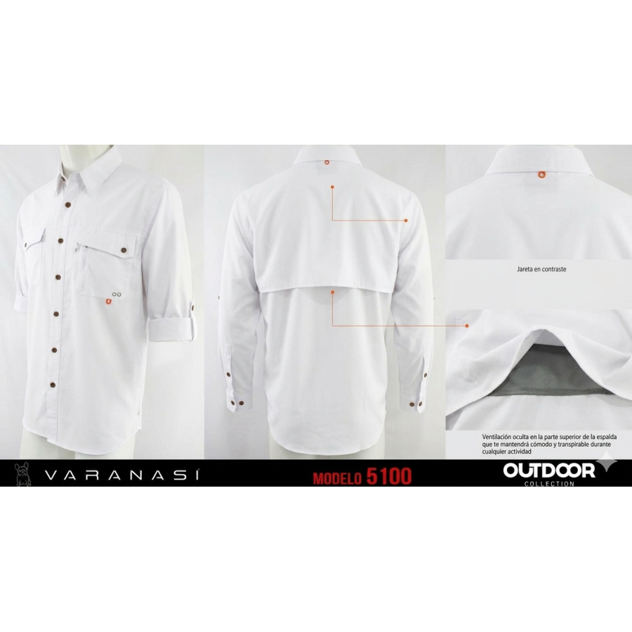 CAMISA CABALLERO MANGA LARGA VARANASI