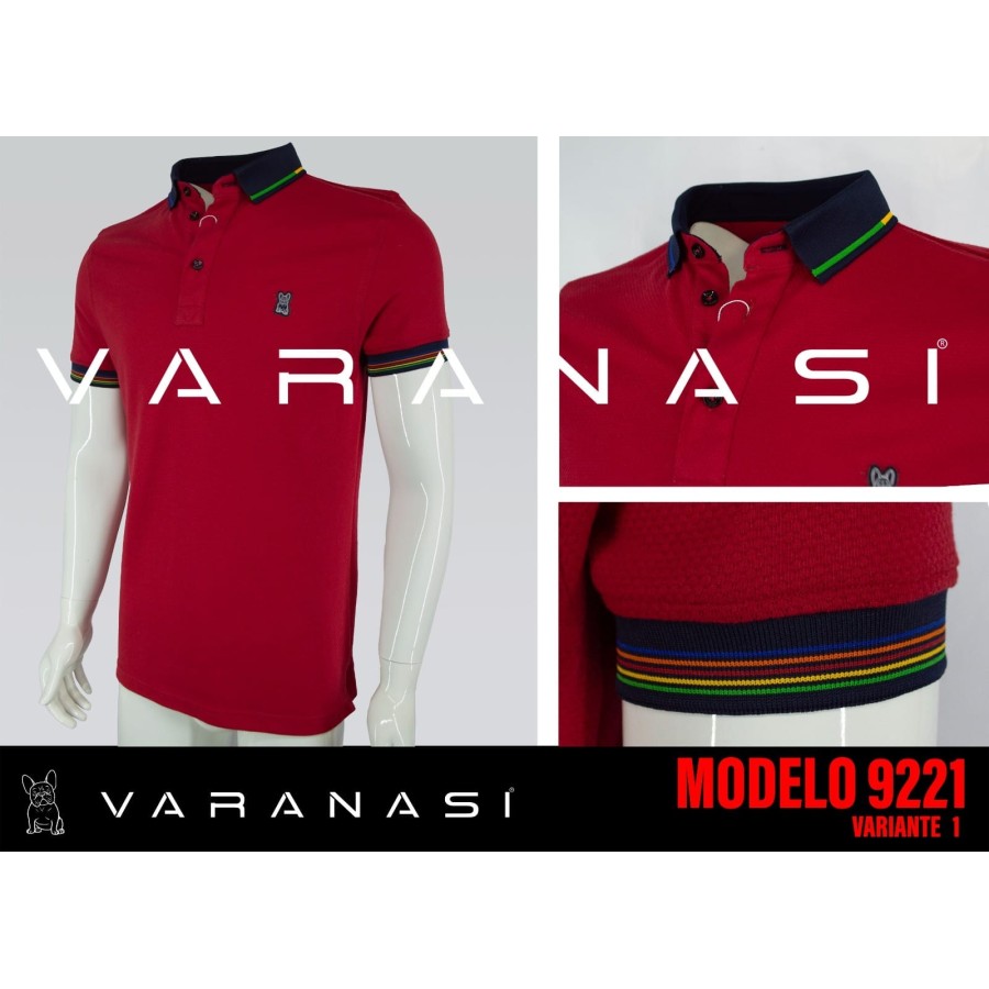 PLAYERA TIPO POLO CABALLERO VARANASI PLAYERA TIPO POLO CABALLERO VARANASI