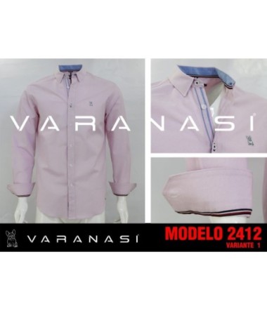 CAMISA CABALLERO MANGA LARGA VARANASI