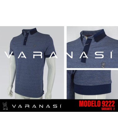 PLAYERA TIPO POLO CABALLERO VARANASI