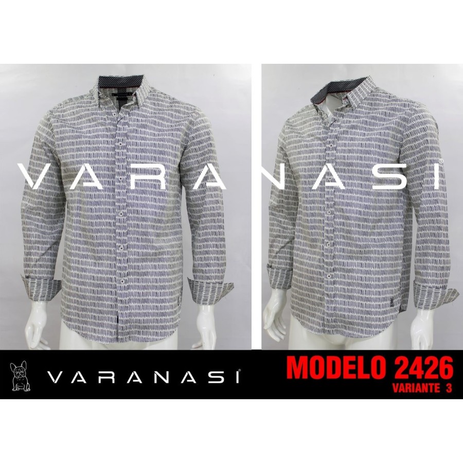CAMISA CABALLERO MANGA LARGA VARANASI