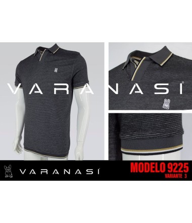 PLAYERA TIPO POLO CABALLERO VARANASI