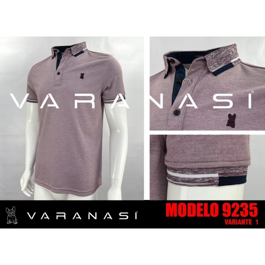 PLAYERA TIPO POLO CABALLERO VARANASI PLAYERA TIPO POLO CABALLERO VARANASI