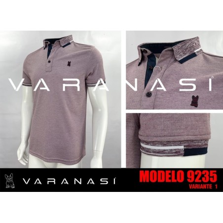 PLAYERA TIPO POLO CABALLERO VARANASI