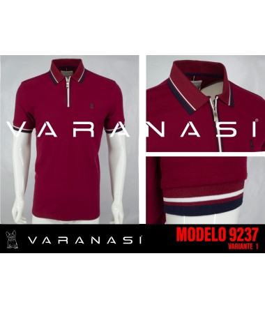 PLAYERA TIPO POLO CABALLERO VARANASI