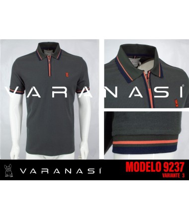 PLAYERA TIPO POLO CABALLERO VARANASI