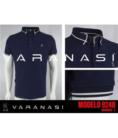 PLAYERA TIPO POLO CABALLERO VARANASI