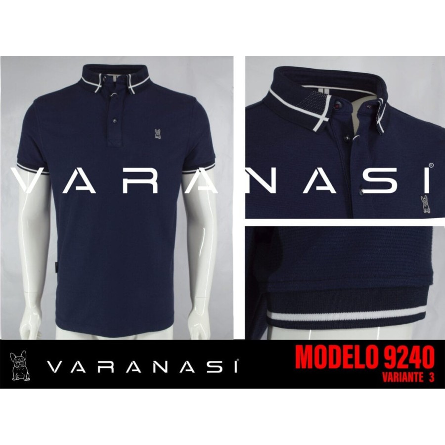 PLAYERA TIPO POLO CABALLERO VARANASI PLAYERA TIPO POLO CABALLERO VARANASI