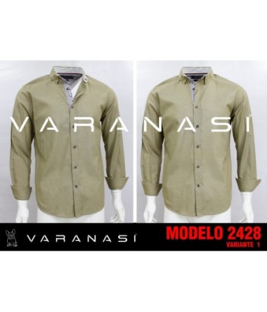 CAMISA CABALLERO MANGA LARGA VARANASI