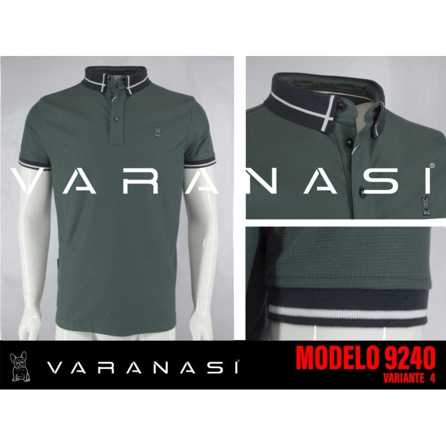 PLAYERA TIPO POLO CABALLERO VARANASI PLAYERA TIPO POLO CABALLERO VARANASI