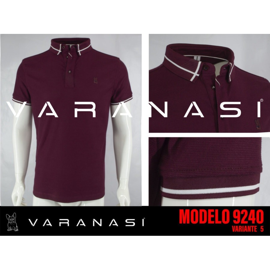 PLAYERA TIPO POLO CABALLERO VARANASI PLAYERA TIPO POLO CABALLERO VARANASI