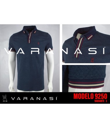 PLAYERA TIPO POLO CABALLERO VARANASI