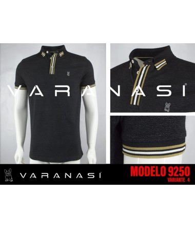 PLAYERA TIPO POLO CABALLERO VARANASI