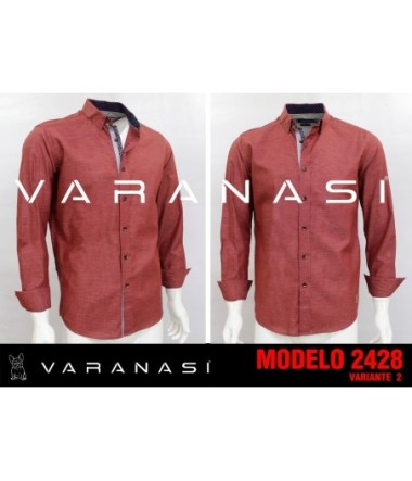 CAMISA CABALLERO MANGA LARGA VARANASI