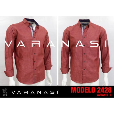 CAMISA CABALLERO MANGA LARGA VARANASI