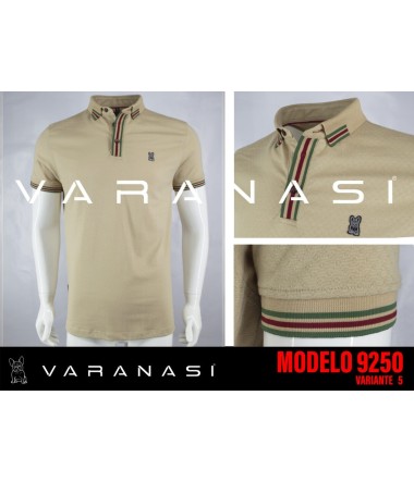 PLAYERA TIPO POLO CABALLERO VARANASI