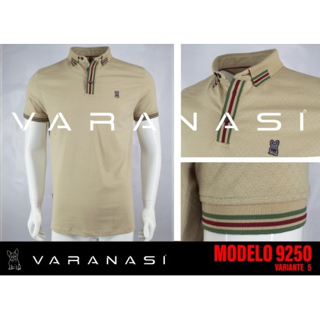PLAYERA TIPO POLO CABALLERO VARANASI