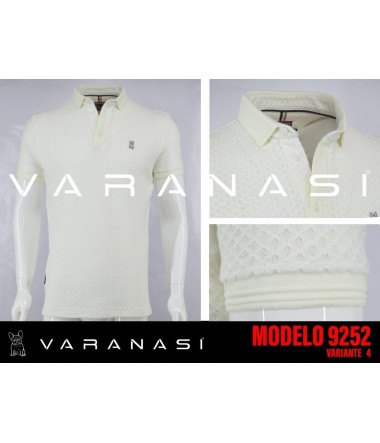 PLAYERA TIPO POLO CABALLERO VARANASI