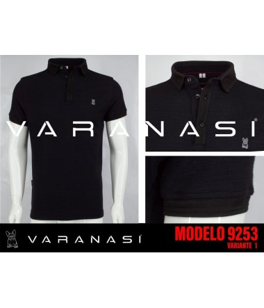 PLAYERA TIPO POLO CABALLERO VARANASI