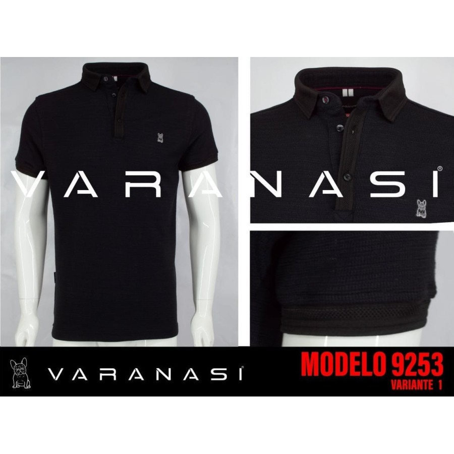PLAYERA TIPO POLO CABALLERO VARANASI PLAYERA TIPO POLO CABALLERO VARANASI