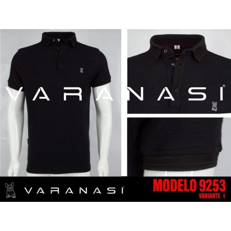 PLAYERA TIPO POLO CABALLERO VARANASI