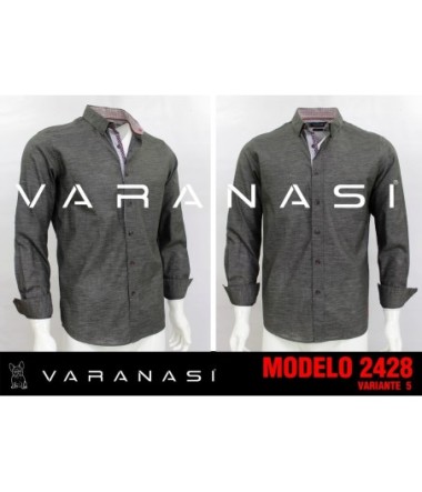 CAMISA CABALLERO MANGA LARGA VARANASI