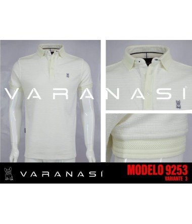 PLAYERA TIPO POLO CABALLERO VARANASI