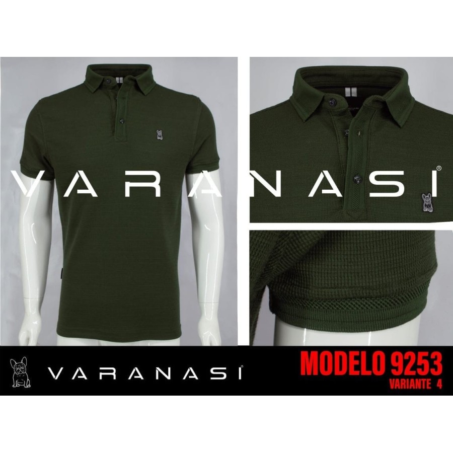 PLAYERA TIPO POLO CABALLERO VARANASI PLAYERA TIPO POLO CABALLERO VARANASI