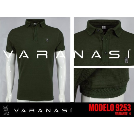 PLAYERA TIPO POLO CABALLERO VARANASI