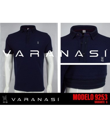 PLAYERA TIPO POLO CABALLERO VARANASI