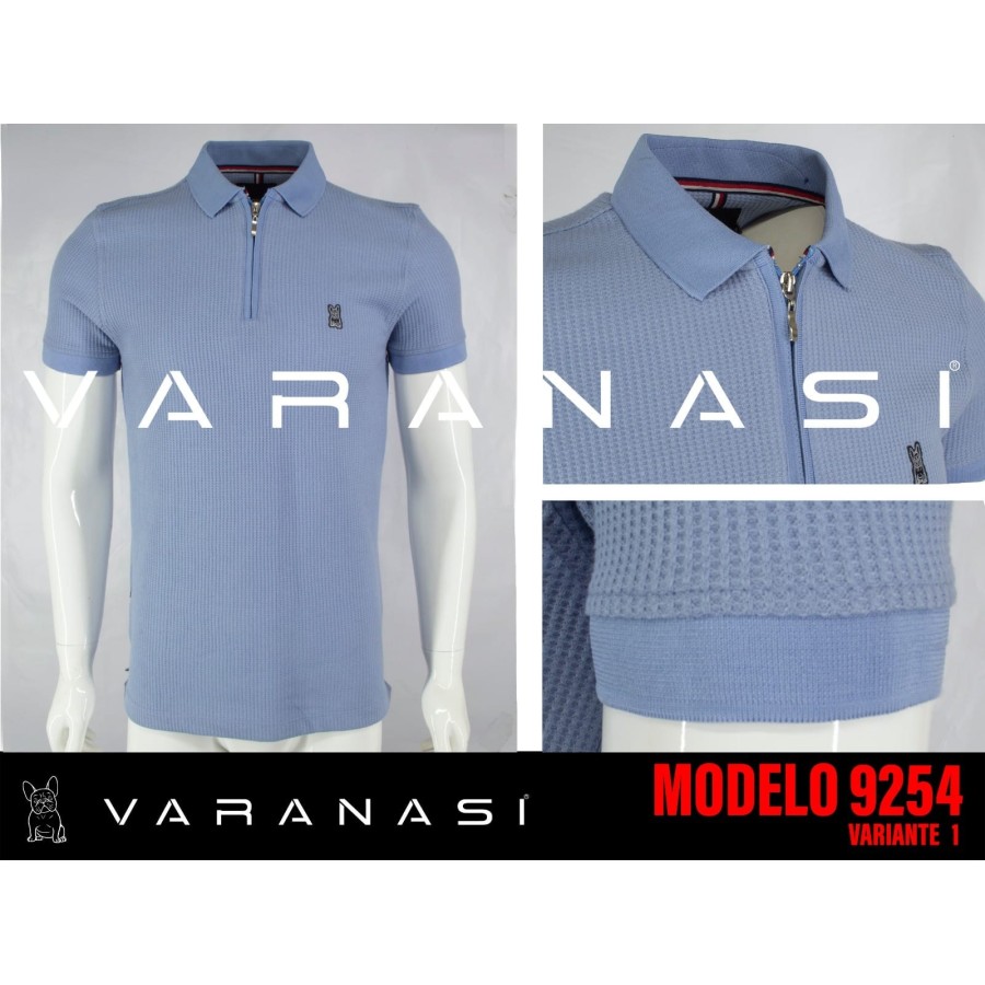 PLAYERA TIPO POLO CABALLERO VARANASI PLAYERA TIPO POLO CABALLERO VARANASI