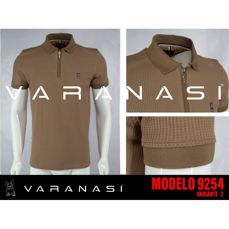 PLAYERA TIPO POLO CABALLERO VARANASI PLAYERA TIPO POLO CABALLERO VARANASI