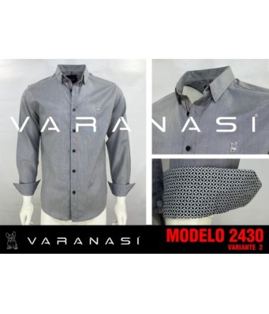 CAMISA CABALLERO MANGA LARGA VARANASI