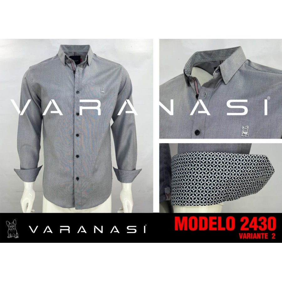 CAMISA CABALLERO MANGA LARGA VARANASI